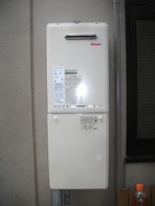 取替後　リンナイ　給湯専用