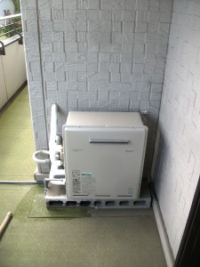 リンナイ製　給湯器　取替後