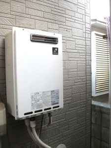 給湯器設置前