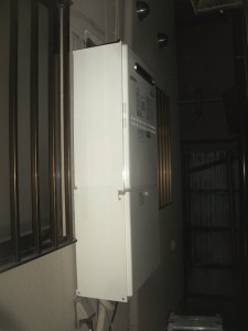 ノーリツエコジョーズ設置後