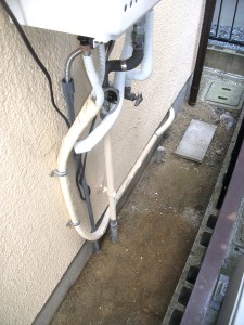 ドレン配管埋めたて