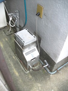風呂釜撤去前