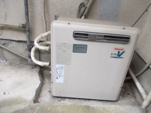 取替前給湯器